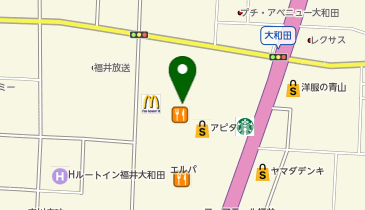 PETEMO アピタ福井大和田店の地図画像