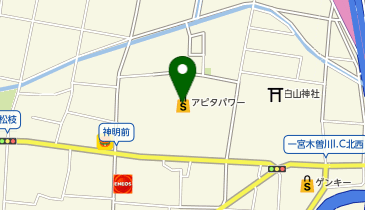 HAYASHIMA TRIP木曽川店の地図画像