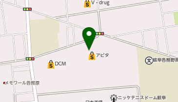 ロイブ アピタ各務原店の地図画像