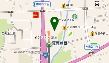 にぎりたて みのおキューズモール(STATION)店の地図画像