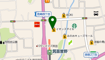 SOYU GAME FIELD みのおキューズモール(CENTER)店の地図画像