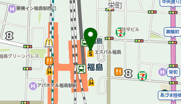 ナチュラル いたがき エスパル福島店の地図画像