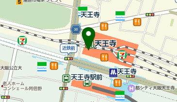 コスメキッチン 天王寺ミオ(プラザ館)の地図画像
