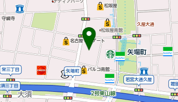 My fave パルコ西館の地図画像