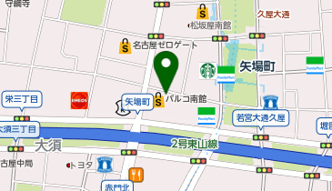 島村楽器 パルコ南館の地図画像