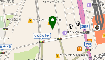 セイコーブティック グランフロント大阪北館の地図画像