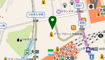 堀内果実園 グランフロント大阪南館の地図画像