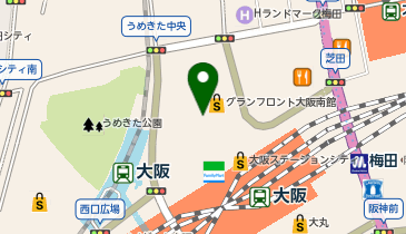茅乃舎 うめきた広場店の地図画像