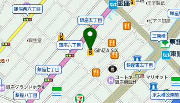 CLARINS GINZA SIX店の地図画像