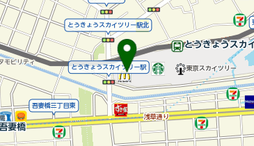 時代屋 東京ソラマチ店の地図画像