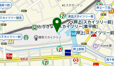 空の小町 東京ソラマチ店の地図画像