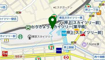 とちまるショップ 東京ソラマチ店の地図画像