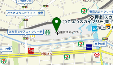 BOX cafe&space 東京ソラマチ店の地図画像