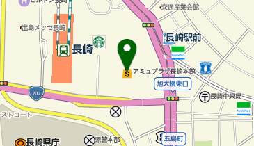 長崎お土産 すみや アミュプラザ長崎店の地図画像