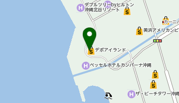 美浜硝子 かんざし屋 デポアイランド店の地図画像