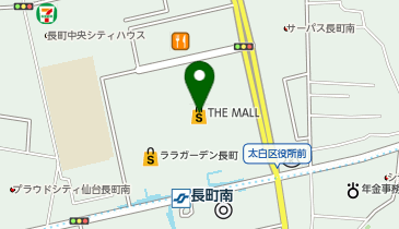 ミルフローラ ザ・モール仙台長町店の地図画像