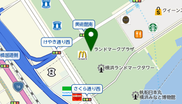 世界のビール博物館 横浜ランドマークプラザ店の地図画像