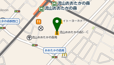 ジャーナル スタンダード レリューム 流山おおたかの森S・C店の地図画像