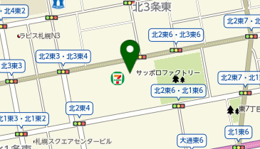介護・看護・障がい・保育求人支援センター札幌の地図画像