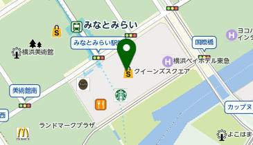 カザーナ クイーンズスクエア横浜店の地図画像