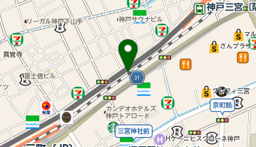 靴修理専門店 BECKMAN ピアザ神戸店の地図画像
