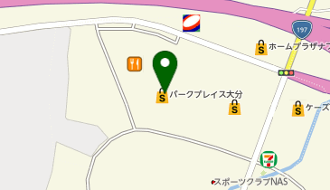 モーリーファンタジー パークプレイス大分店の地図画像