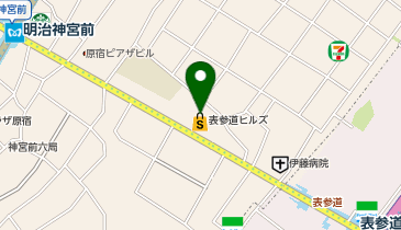 メディコム・トイ プラス 表参道ヒルズ店の地図画像