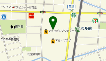 ビーズ屋さん ショッピングシティベル店の地図画像