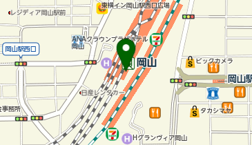 アインズ&トルペ さんすて岡山店の地図画像