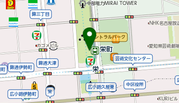 tutuanna 栄 森の地下街店の地図画像