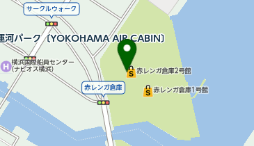 日本百貨店あかれんが 横浜赤レンガ倉庫2号館の地図画像