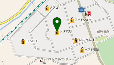 ラスカルライフ トリアス店の地図画像