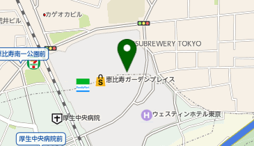 YEBISU GARDEN CINEMA 恵比寿ガーデンシネマ 恵比寿ガーデンテラス弐番館の地図画像