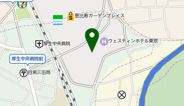 ZENGOLF RANGE 恵比寿ガーデンテラス壱番館の地図画像