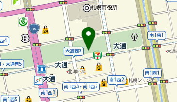 TOKYO SHIRTS(東京シャツ) 札幌地下街店の地図画像