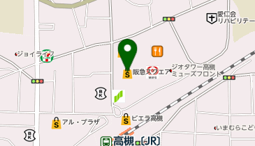 香櫨苑 高槻阪急スクエア店の地図画像