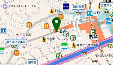 SABON 渋谷マークシティ店の地図画像