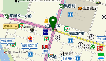 洋麺屋 五右衛門 紙屋町シャレオ店の地図画像