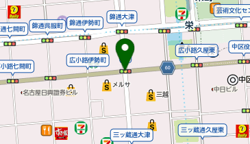Quark 名古屋栄店の地図画像