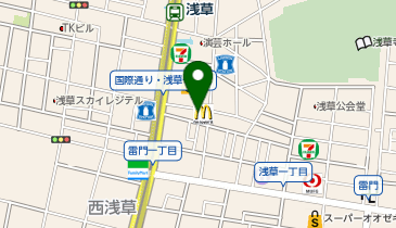 マシンピラティススタジオ Rintosull 浅草ROX店の地図画像