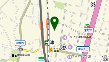 鉄板焼き居酒屋 鉄神 津駅前店の地図画像