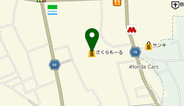 タカラ島 さくらもーる店の地図画像
