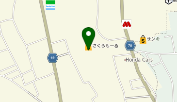 スタジオJ さくらもーる店の地図画像