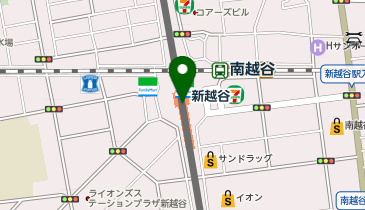 焼魚専門店 二代目魚日出 新越谷ヴァリエ店の地図画像