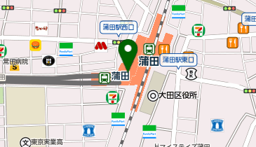 BUTTERFLY TWISTS 東急プラザ蒲田店の地図画像