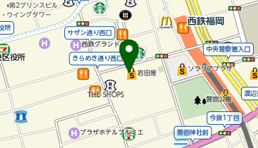 RF-1 岩田屋本店の地図画像