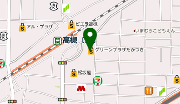 Le lait -ラテ- グリーンプラザたかつき店の地図画像