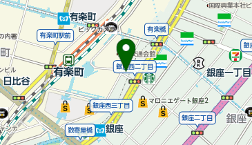 喜光 GINZA INZ2店の地図画像