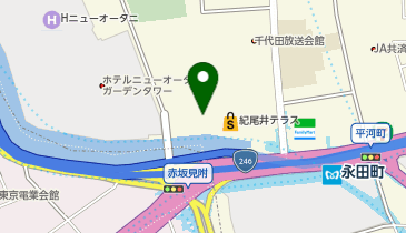 ボンジュBallerina 東京ガーデンテラス紀尾井町店の地図画像