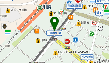 保険クリニック 川崎アゼリア店の地図画像